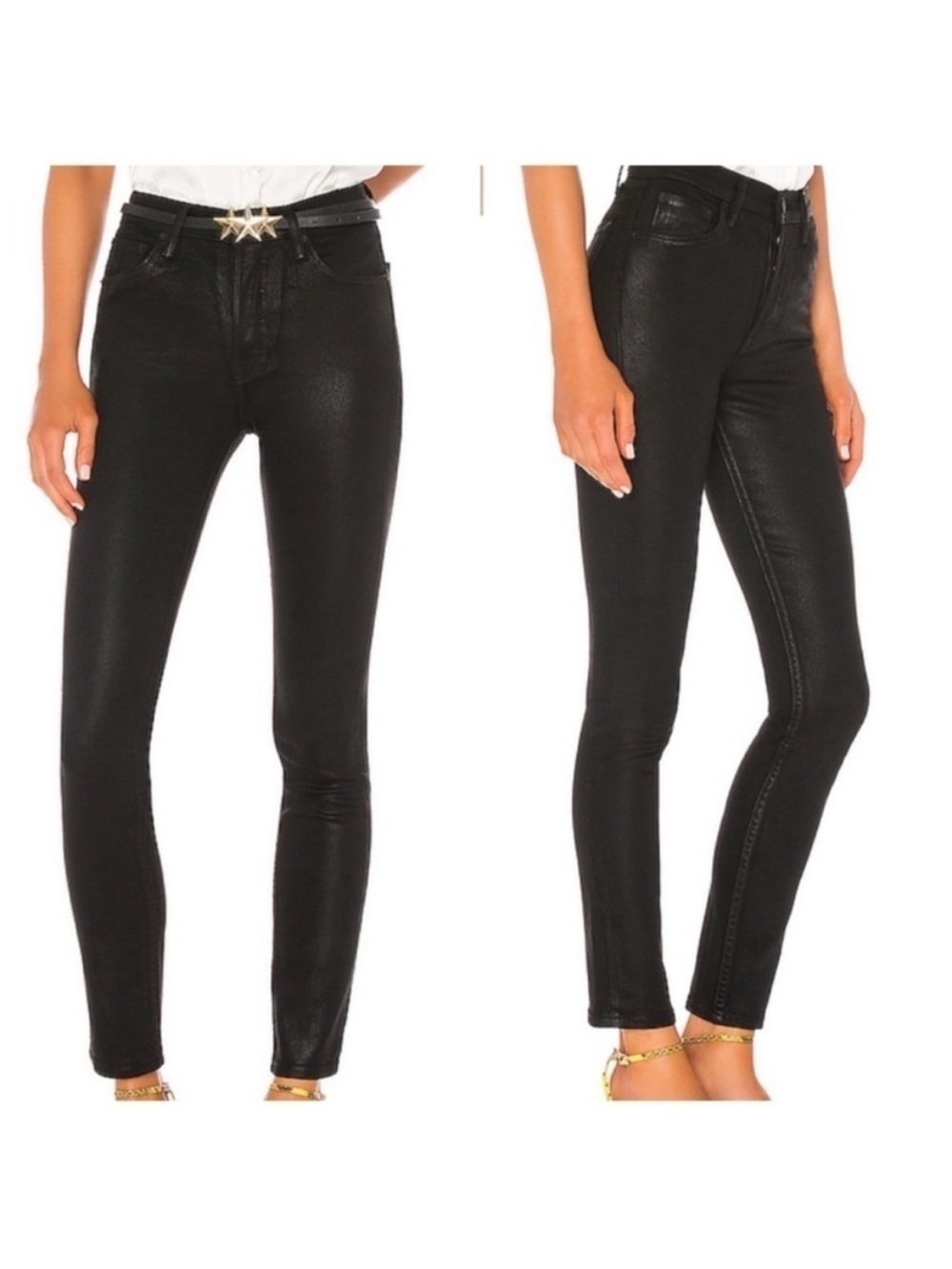 Revolve GRLFRND The Karolina Black High
Rise Skinny In Nior 25 Shimmering